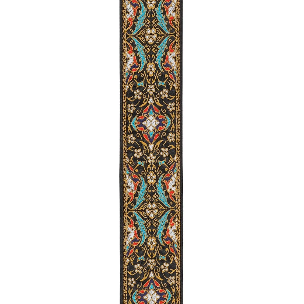 D'Addario Accessories - Eco Persian Woven Guitar Strap, Black - 50RW10 - Image 2