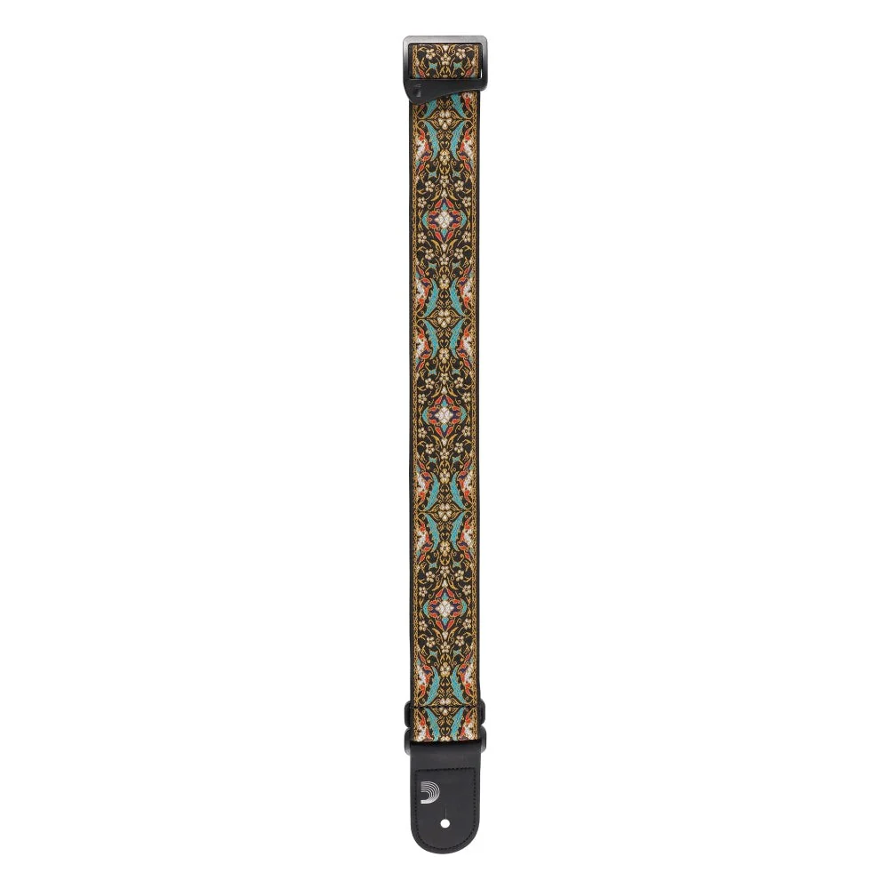 D'Addario Accessories - Eco Persian Woven Guitar Strap, Black - 50RW10 - Image 3