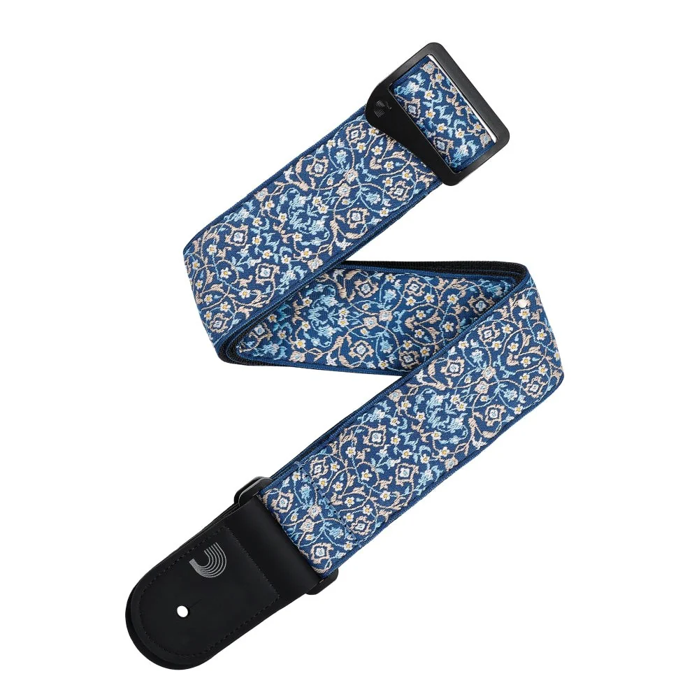 D'Addario Accessories - Eco Persian Woven Guitar Strap, Blue - 50RW08