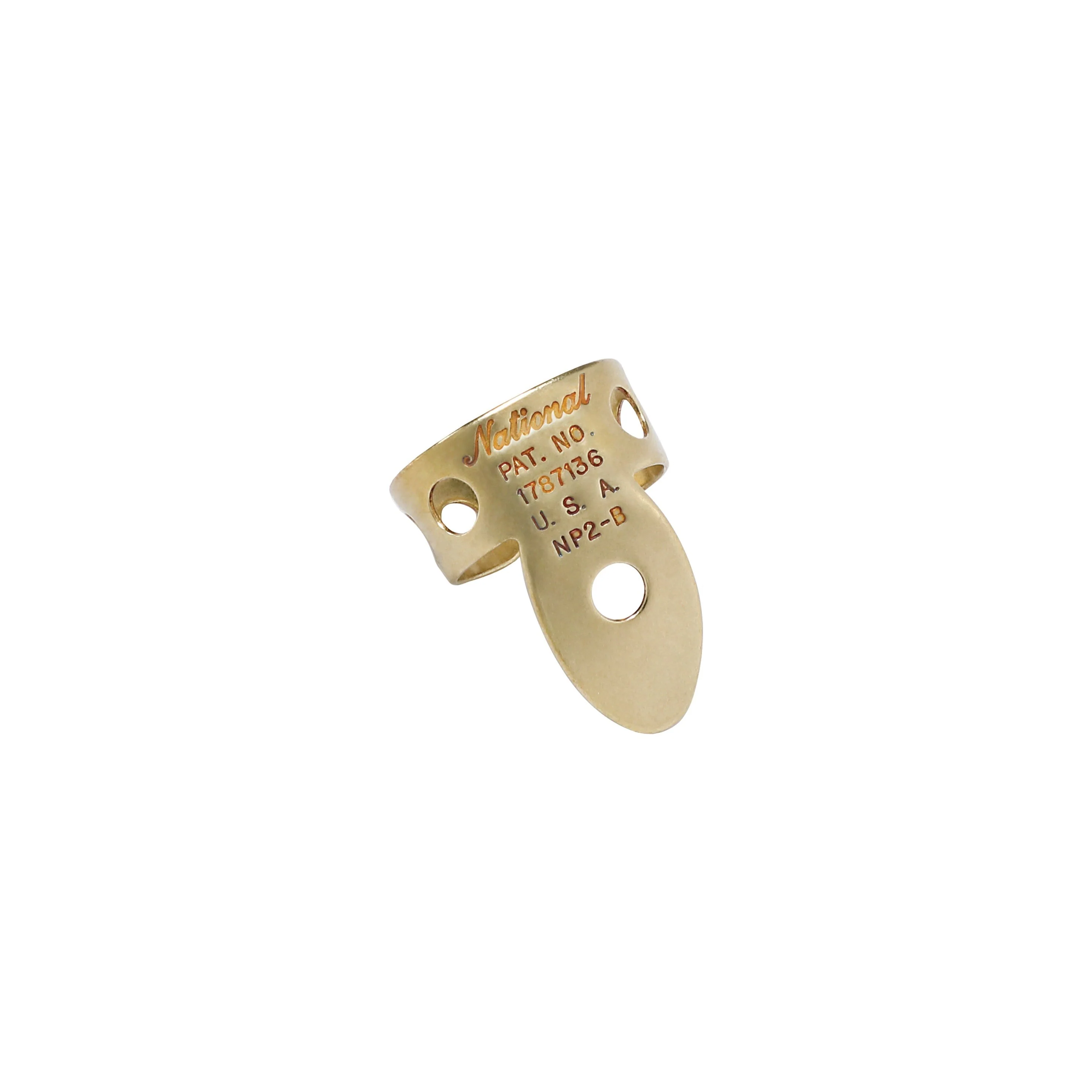 D'Addario Accessories - National Brass Finger Picks - 4-Pack - NP2B-04 - Image 2