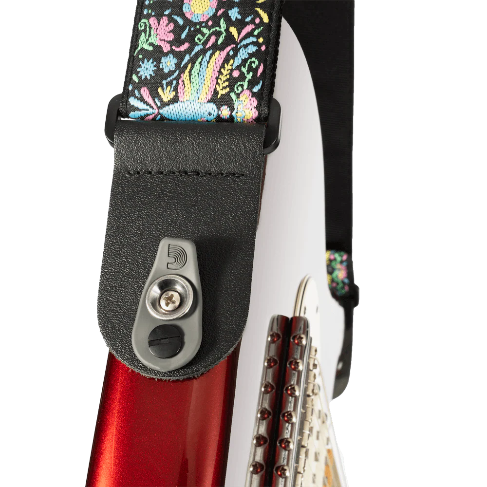 D'Addario Accessories - Pad Lock Woven Guitar Strap, Phoenix Dream - 50TC01 - Image 4