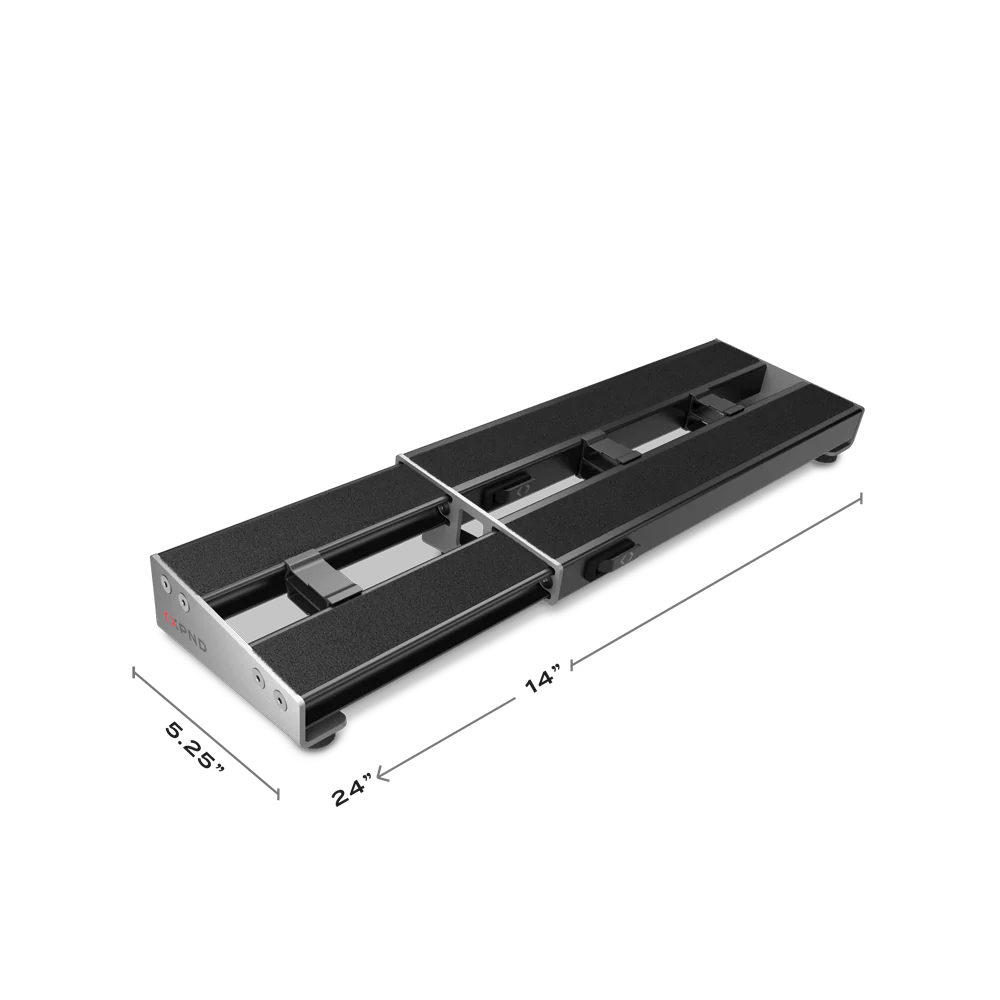D'Addario Accessories - XPND Pedalboard 01 - Expanding Single Row - PW-XPNDPB-01 - Image 6