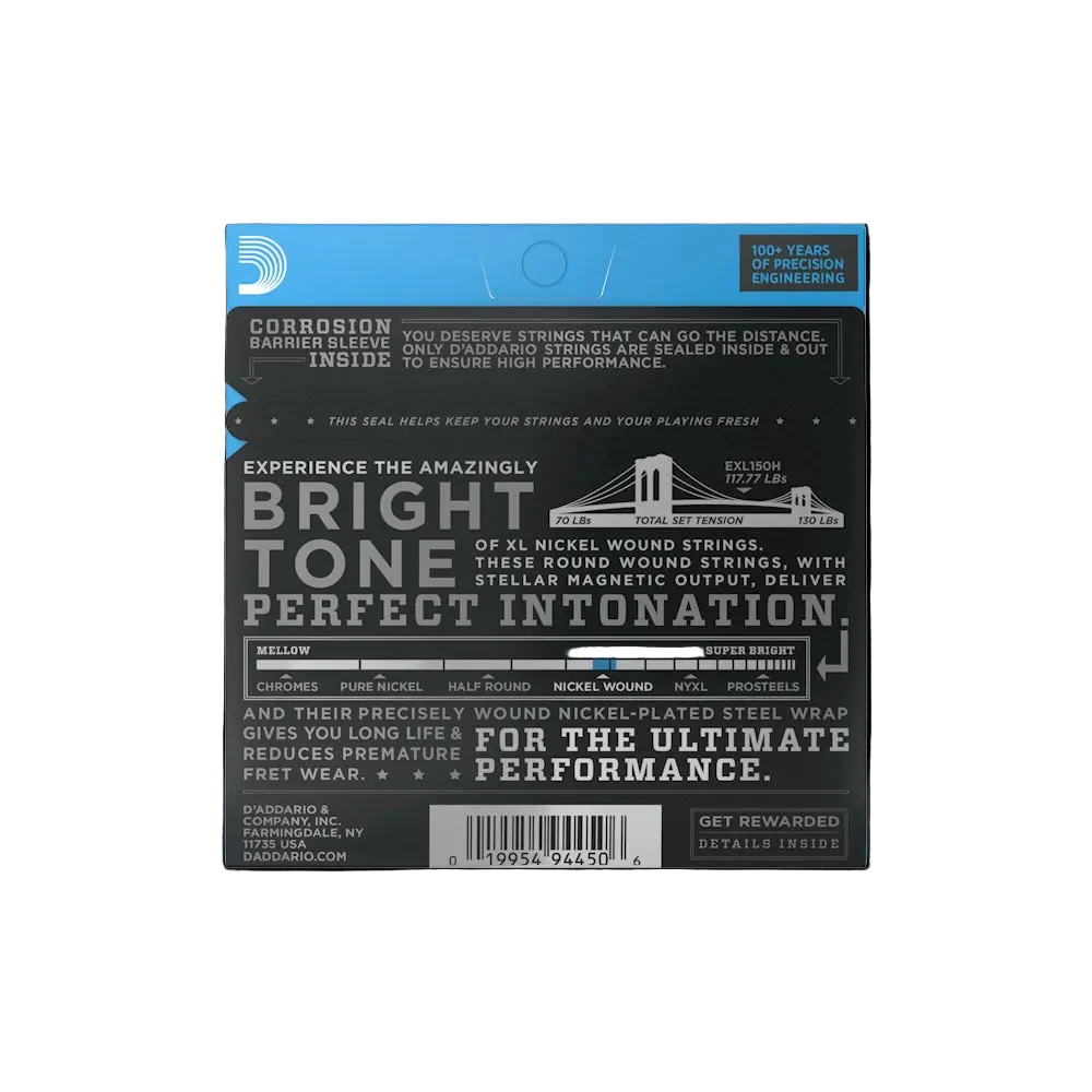 D'Addario Strings - EXL150H Nickel Wound Electric Guitar Strings, High-Strung/Nashville Tuning, 10-26 - EXL150H - Image 2