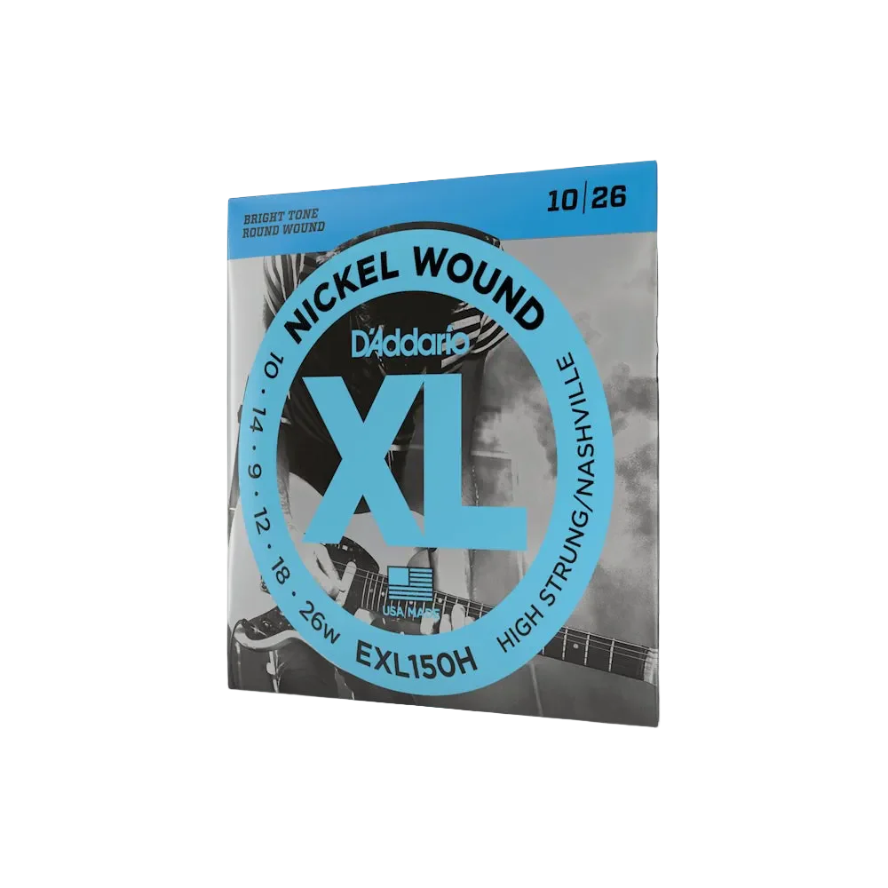 D'Addario Strings - EXL150H Nickel Wound Electric Guitar Strings, High-Strung/Nashville Tuning, 10-26 - EXL150H - Image 4