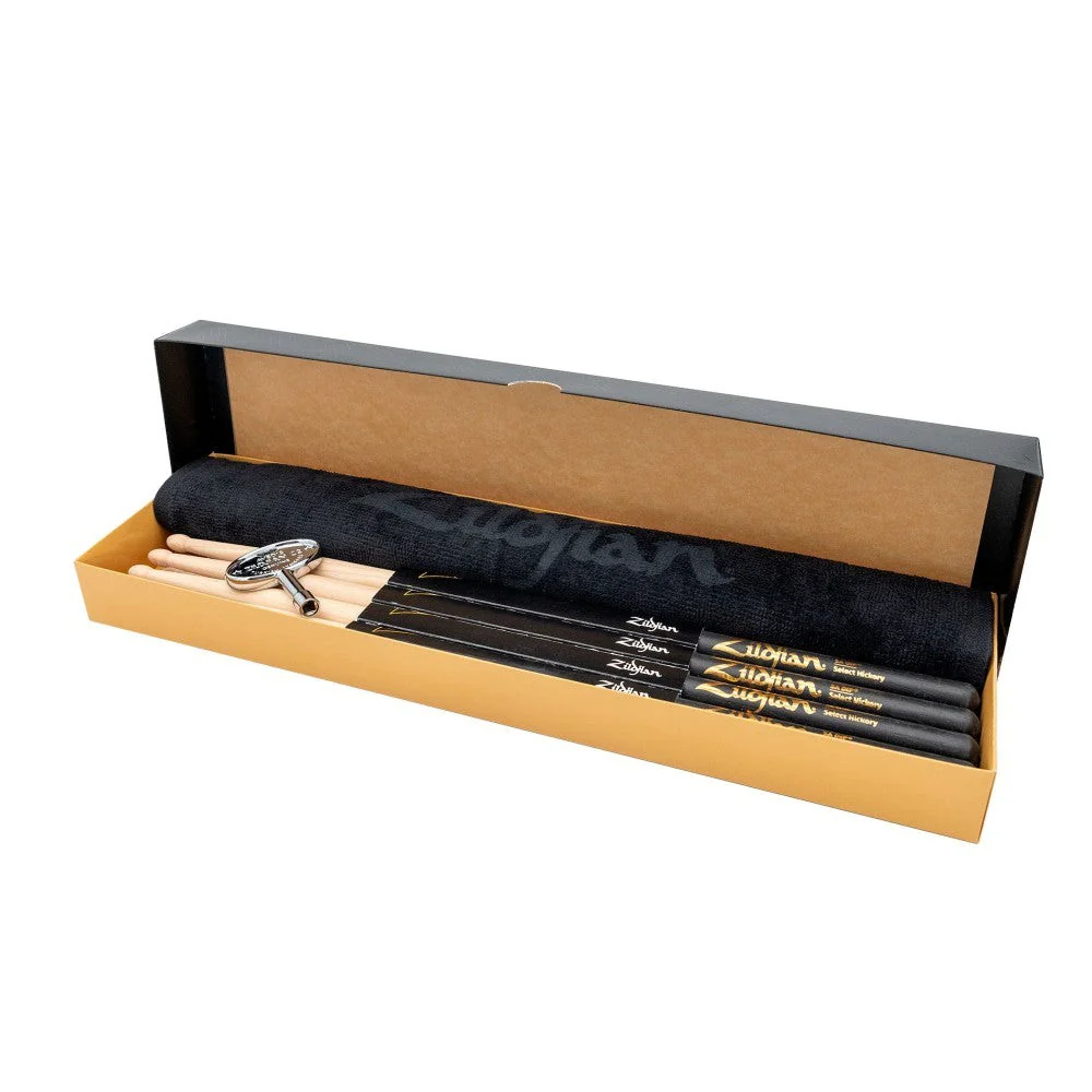 Zildjian - DIP Series Drumsticks 5A DIP Pack 4 Pair with Towel & Drumkey SDSP247 - Image 5