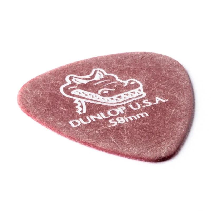 Dunlop - 0.58mm Gator Grip Guitar Pick  (72/bag) - 417R-58 - Image 2