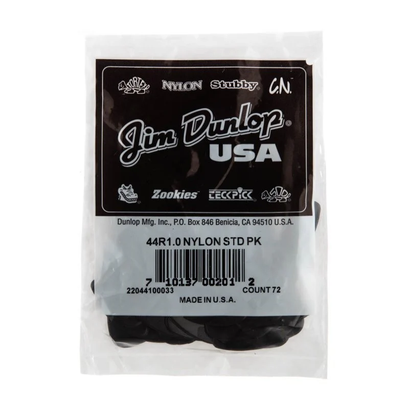 Dunlop - 1.0mm Nylon Guitar Pick (72/bag) - 44R1.0 - Image 4