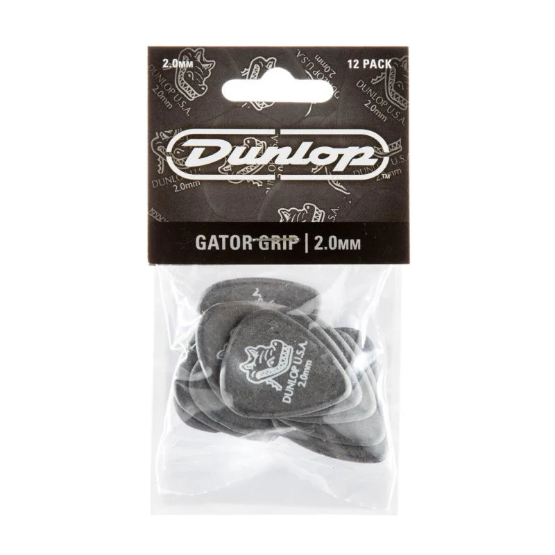 Dunlop - 2.0mm Gator Grip Guitar Pick (12/bag) - 417P-2.0 - Image 3