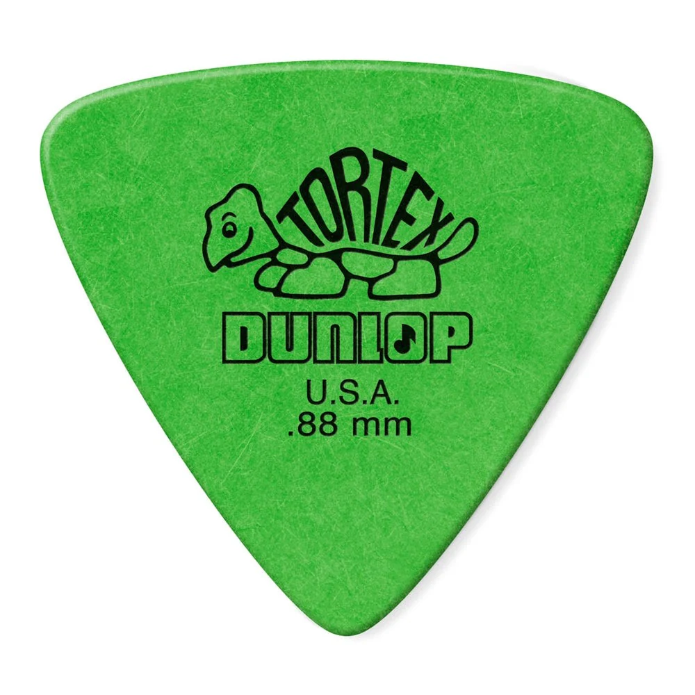 Dunlop - Green 0.88-mm Tortex® Triangle Guitar Pick (6/Pack) - Image 2