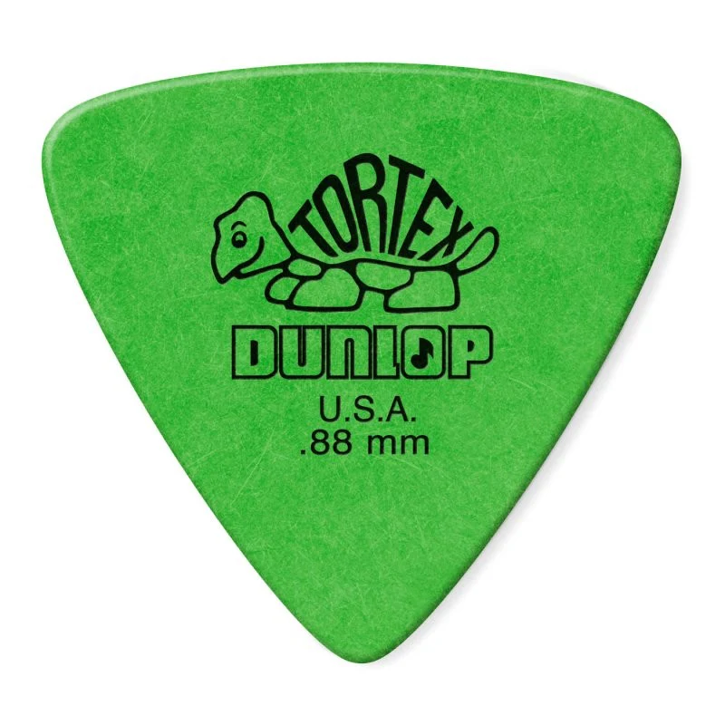 Dunlop - Green 0.88mm Tortex® Triangle Guitar Pick (72/bag) - 431R-88 - Image 5