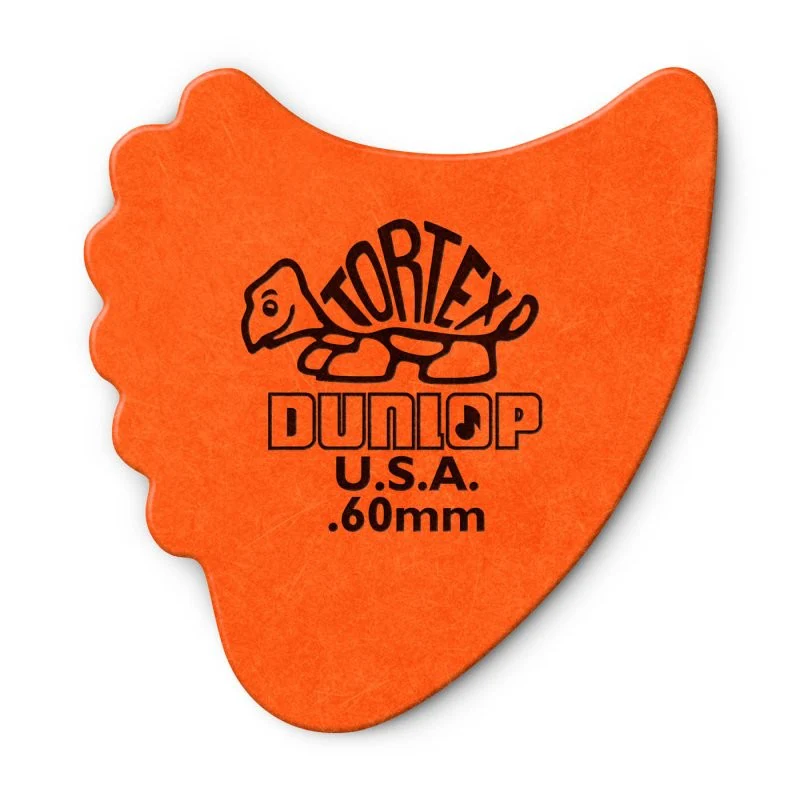 Dunlop - Orange 0.60mm Tortex® Fin Guitar Pick (72/bag) - 414R-60 - Image 5