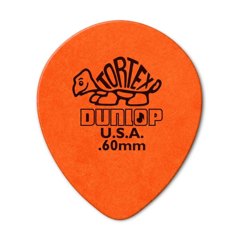 Dunlop - Orange 0.60mm Tortex® Teardrop Guitar Pick (72/pack) - 413R-60 - Image 5