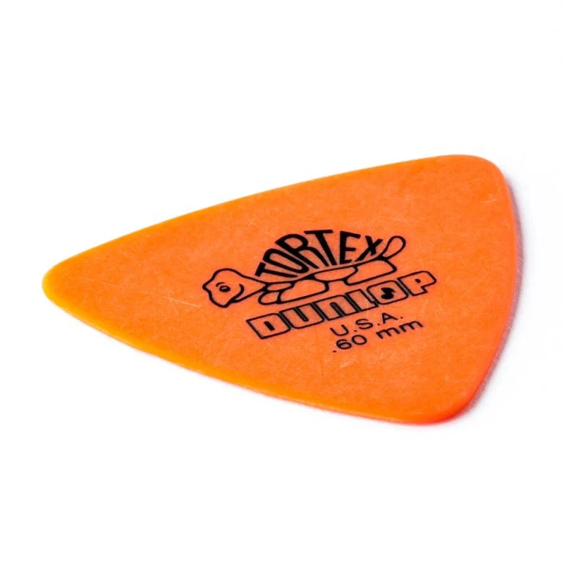 Dunlop - Orange 0.60mm Tortex® Triangle Guitar Pick (72/bag) - 431R-60 - Image 2