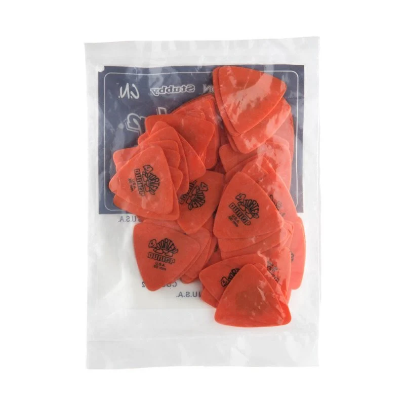Dunlop - Orange 0.60mm Tortex® Triangle Guitar Pick (72/bag) - 431R-60 - Image 4