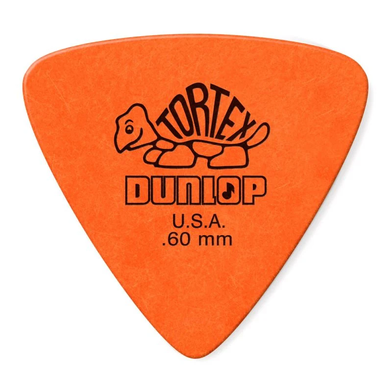 Dunlop - Orange 0.60mm Tortex® Triangle Guitar Pick (72/bag) - 431R-60 - Image 5