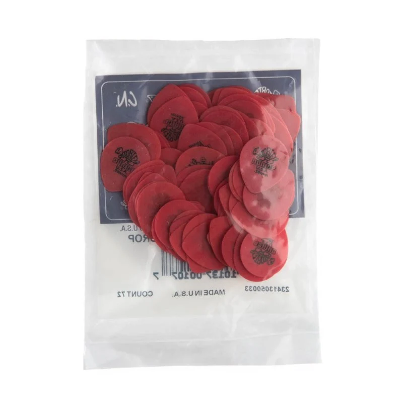 Dunlop - Red 0.50mm Tortex® Teardrop Guitar Pick (72/pack) - 413R-50 - Image 4