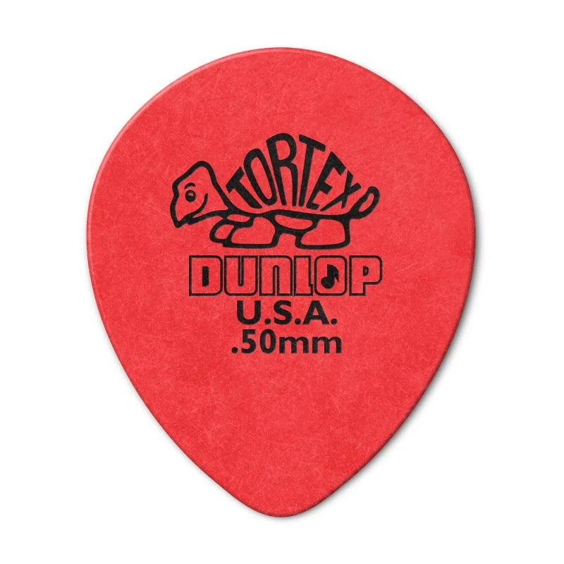 Dunlop - Red 0.50mm Tortex® Teardrop Guitar Pick (72/pack) - 413R-50 - Image 5