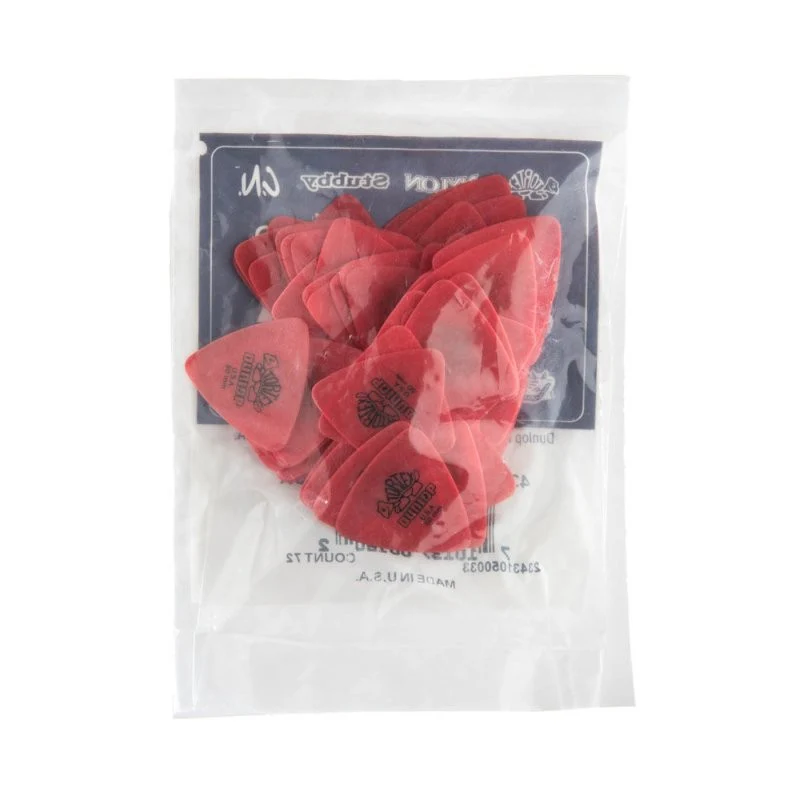 Dunlop - Red 0.50mm Tortex® Triangle Guitar Pick (72/bag) - 431R-50 - Image 4