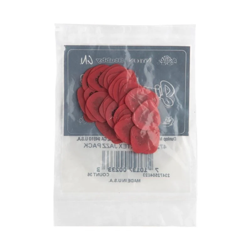 Dunlop - Red Tortex® Jazz I Guitar Pick (36/bag) - 472RL1 - Image 4