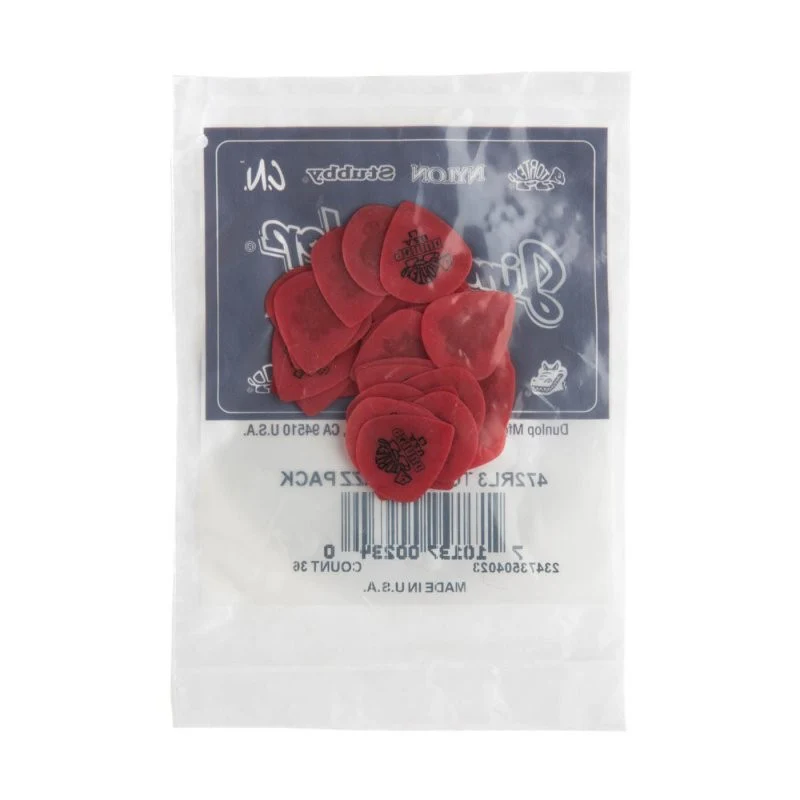 Dunlop - Red Tortex® Jazz III Guitar Pick (36/bag) - 472RL3 - Image 4
