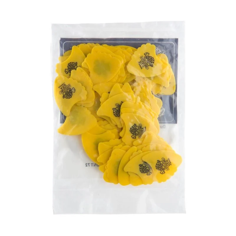 Dunlop - Yellow 0.73mm Tortex® Fin Guitar Pick (72/bag) - 414R-73 - Image 4