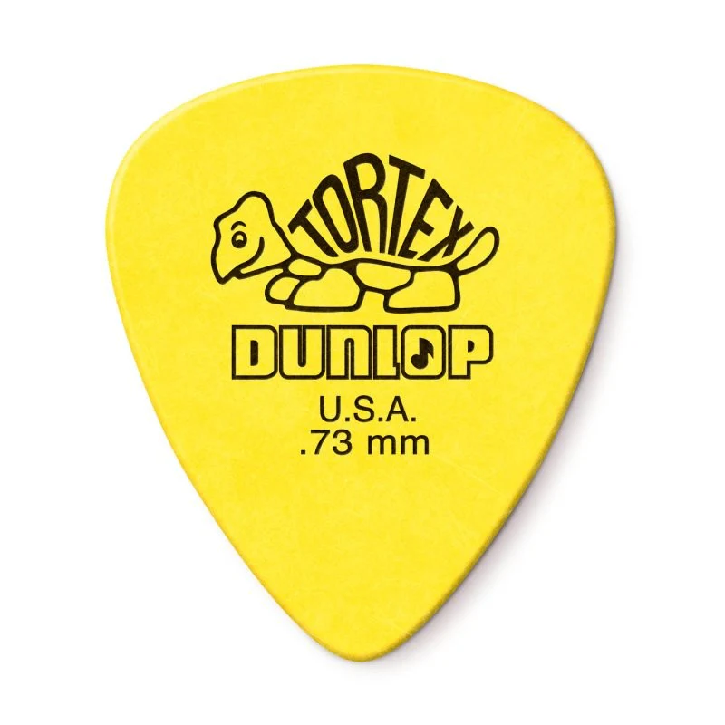 Dunlop - Yellow 0.73mm Tortex® Standard Guitar Pick (72/bag) - 418R-73 - Image 5