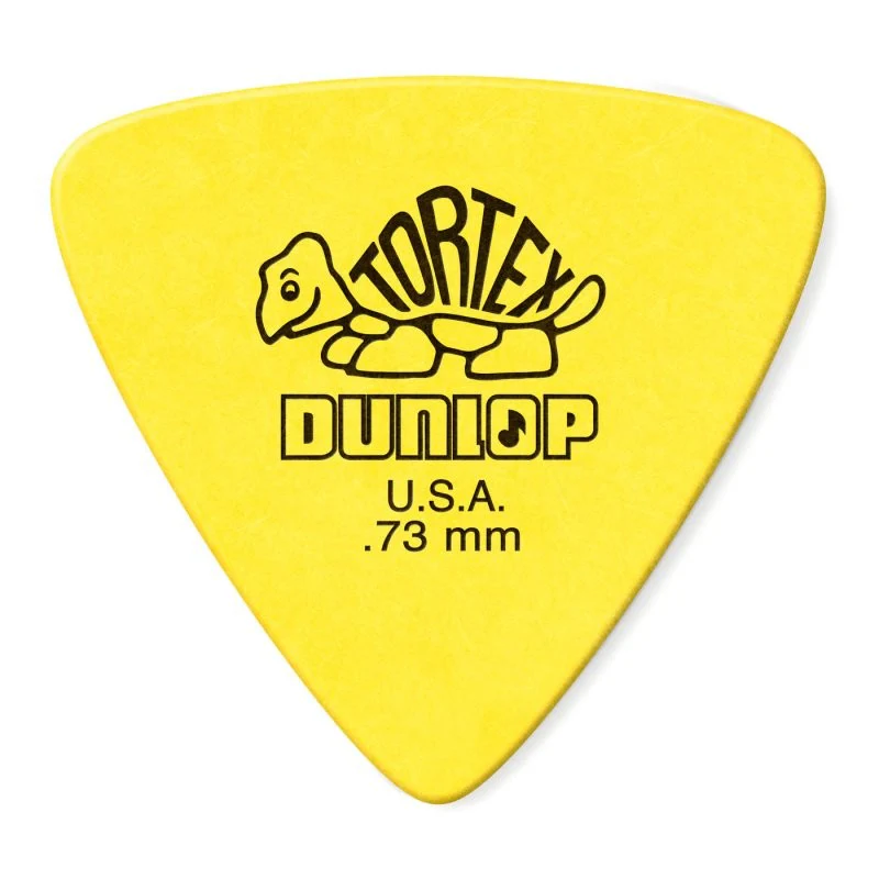 Dunlop - Yellow 0.73mm Tortex® Triangle Guitar Pick (72/bag) - 431R-73 - Image 5