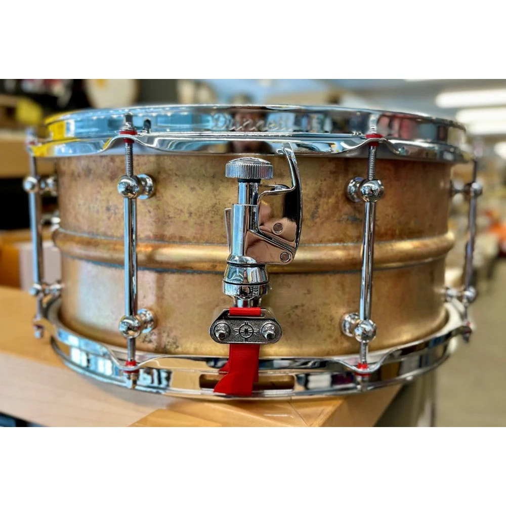 Dunnett - Classic Model 2N Antique Brass Snare 6.5x14 65142N-AB - Image 2