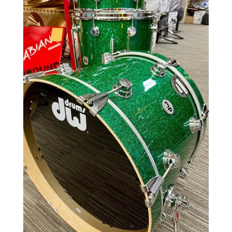 DW Drums - Collector's Series 3-Piece Shell Kit Green Glass - Image 4