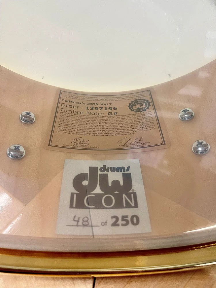 DW Drums - Collector's Series ICON Sheila E. Snare 5.5x13 DREX5513SSG-SE - Image 11