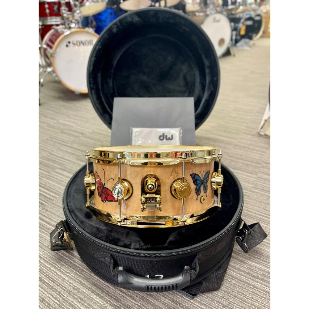 DW Drums - Collector's Series ICON Sheila E. Snare 5.5x13 DREX5513SSG-SE - Image 3