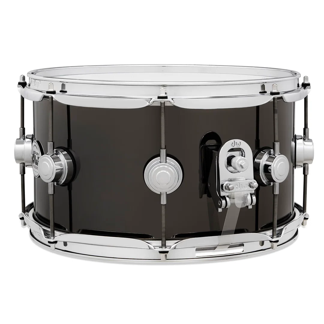 DW Drums - Collector's Series Snare 7x13 Black Nickel Over Brass DRVB0713SVC - Image 3