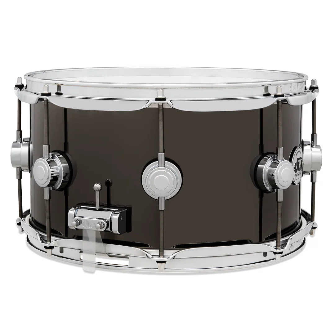 DW Drums - Collector's Series Snare 7x13 Black Nickel Over Brass DRVB0713SVC - Image 5