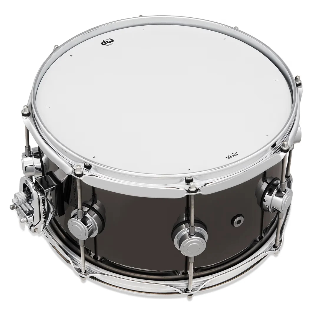 DW Drums - Collector's Series Snare 7x13 Black Nickel Over Brass DRVB0713SVC - Image 6