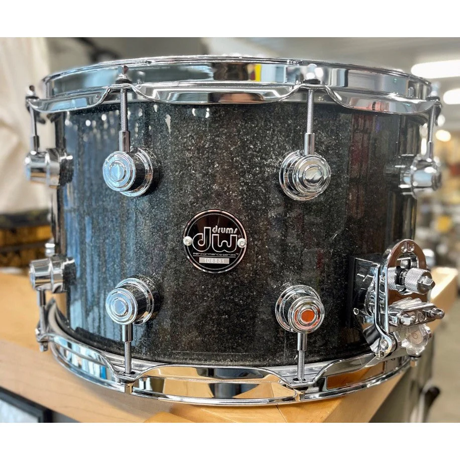 DW Drums - Performance Series Snare 8x14 Pewter Sparkle DRP0814SSPS - Image 2