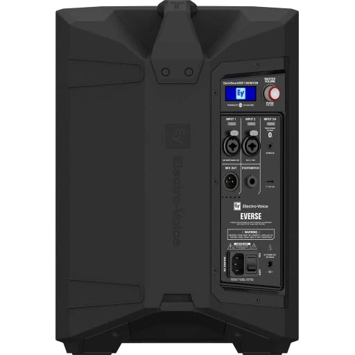 Electro-Voice - EVERSE 8 Weatherized Battery-Powered Loudspeaker With Bluetooth® Audio & Control - Black [Each} - Image 3