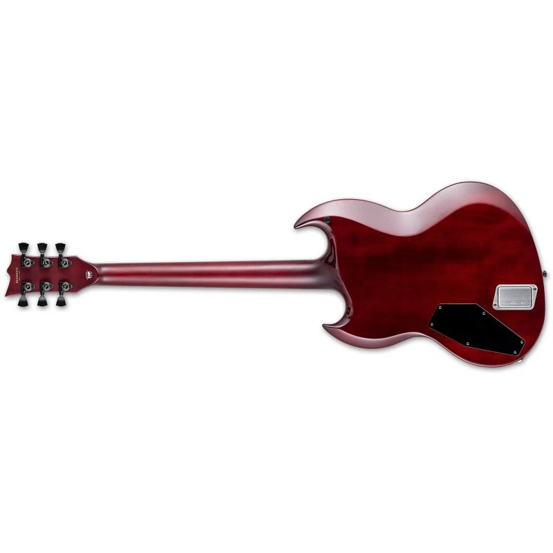 ESP - E-II VIPER Electric Guitar - See Thru Black Cherry - EIIVIPERSTBC - Image 2