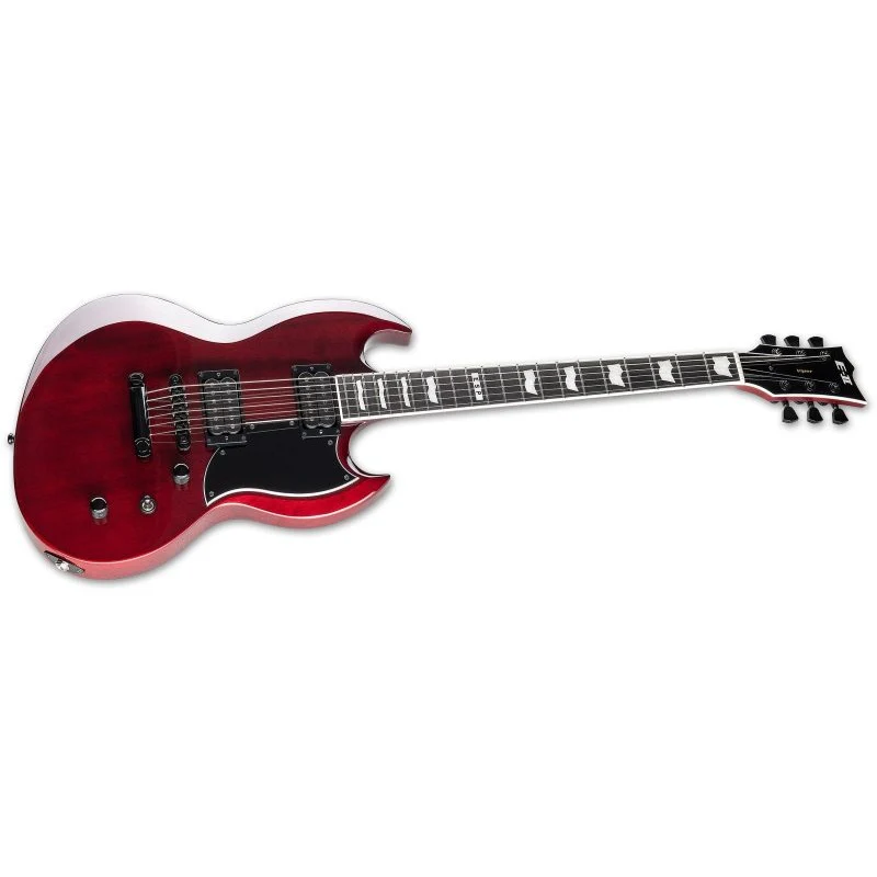 ESP - E-II VIPER Electric Guitar - See Thru Black Cherry - EIIVIPERSTBC - Image 3