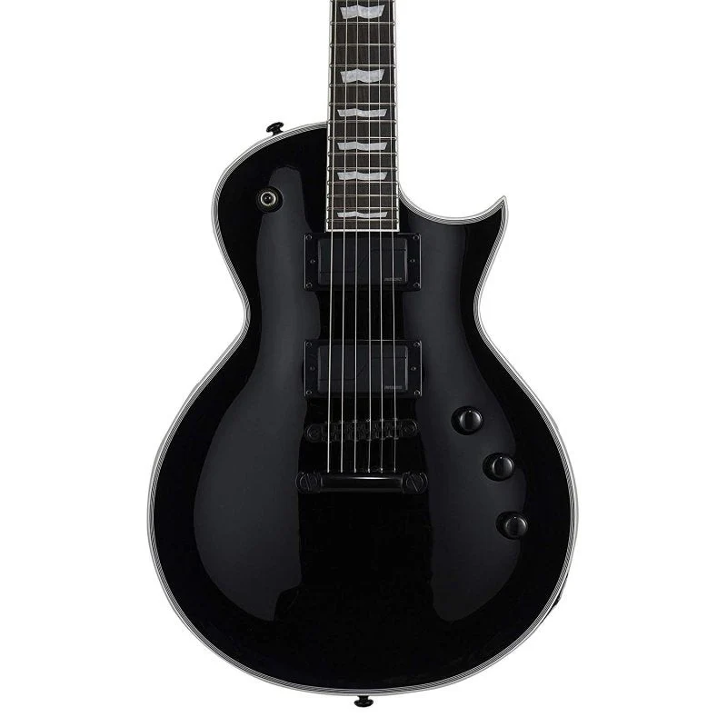 ESP - Electric Guitar with Fishman Fluence Pickups (Black)  - LEC1000SBLKF - Image 3