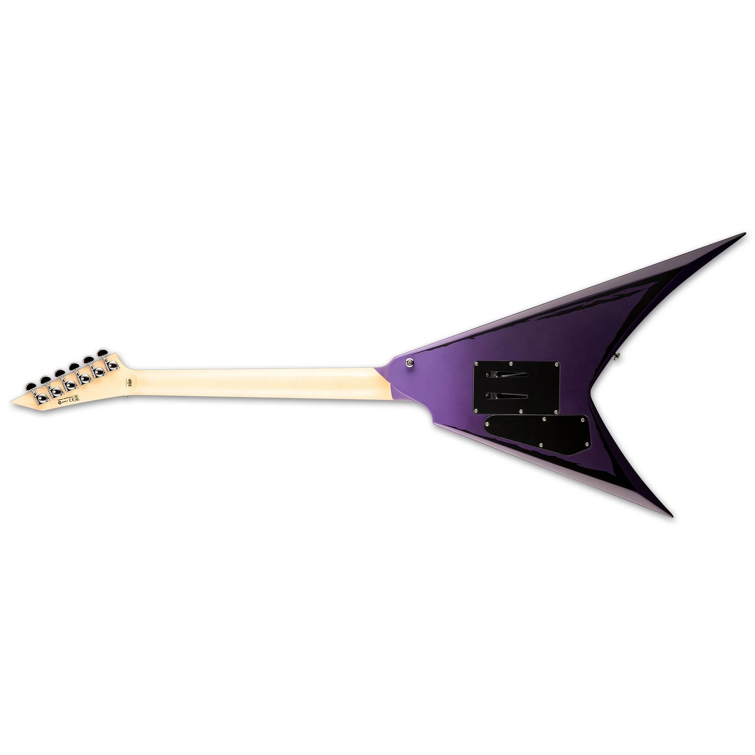 ESP - LTD Alexi Ripped Purple Fade Satin with Ripped Pinstripes - Image 3
