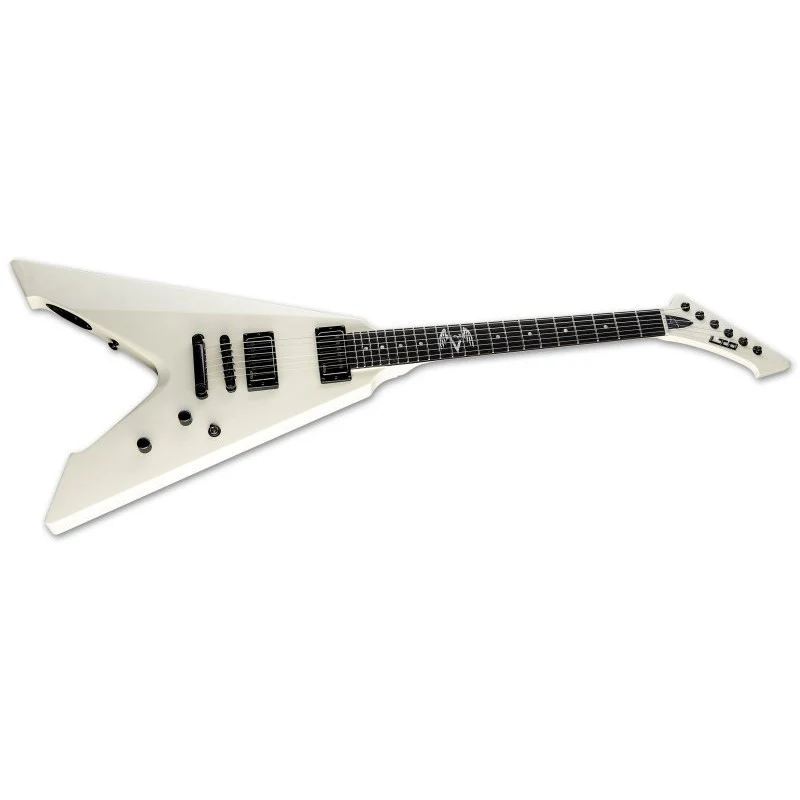 ESP - LTD James Hetfield Vulture Electric Guitar - White - LVULTUREOW - Image 3
