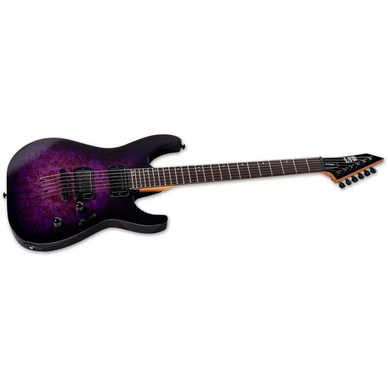 ESP - M-200DX Electric Guitar - Purple Burst - LM200DXNTPRB - Image 2