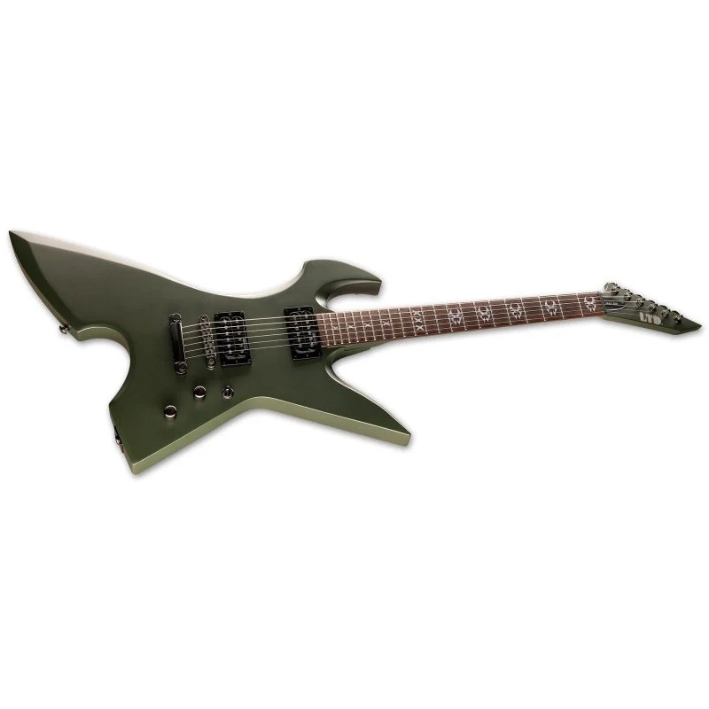 ESP - LTD Max-200 RPR Electric Guitar - Military Green Satin - LMAX200RPRMGS - Image 2