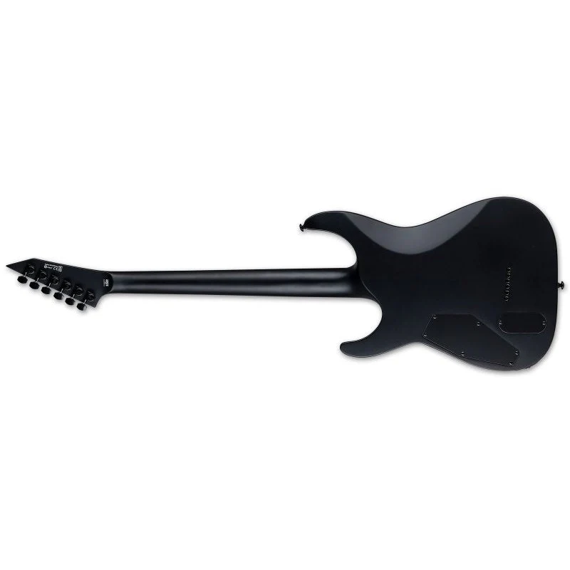 ESP - MH-1000 Baritone Electric Guitar - Black Satin - LMH1000BBLKS - Image 2