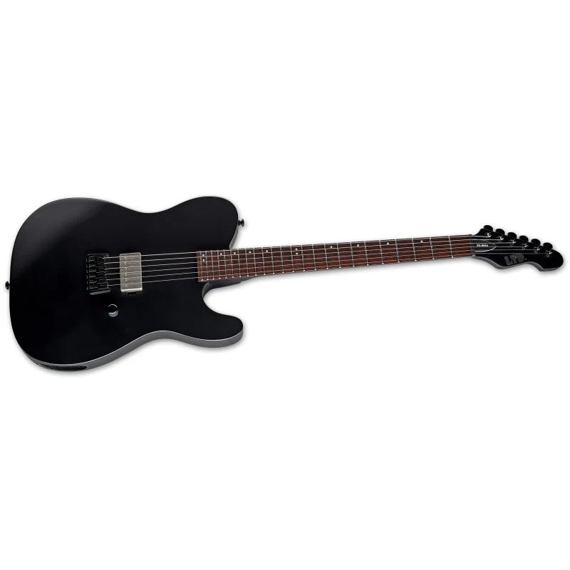 ESP - TE-201 Electric Guitar - Black Satin - LTE201BLKS - Image 3