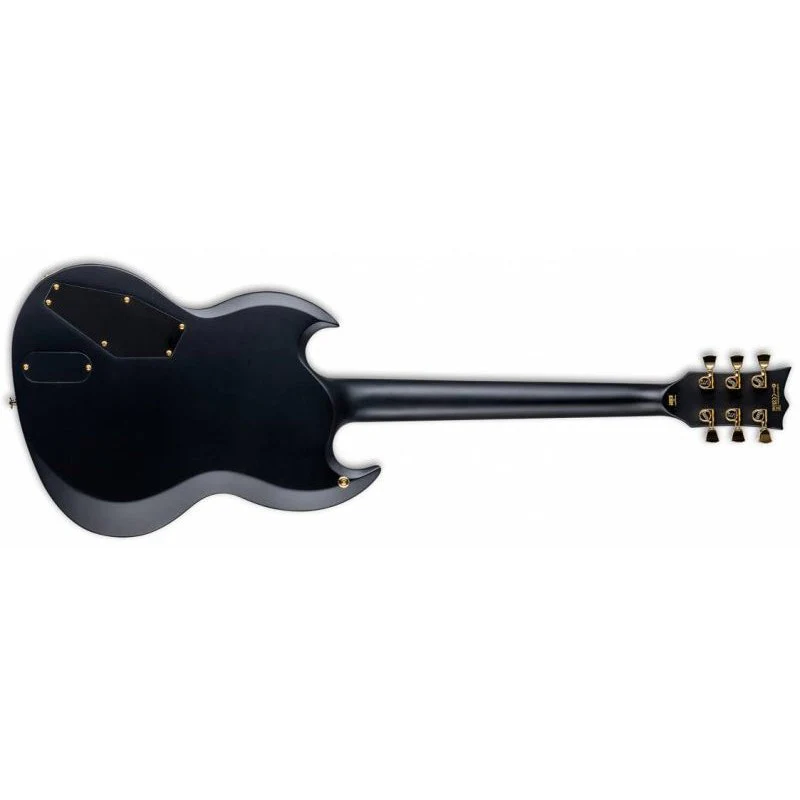 ESP - Viper-1000 LTD Deluxe 6-String Electric Guitar - Vintage Black - LVIPER1000VB - Image 2