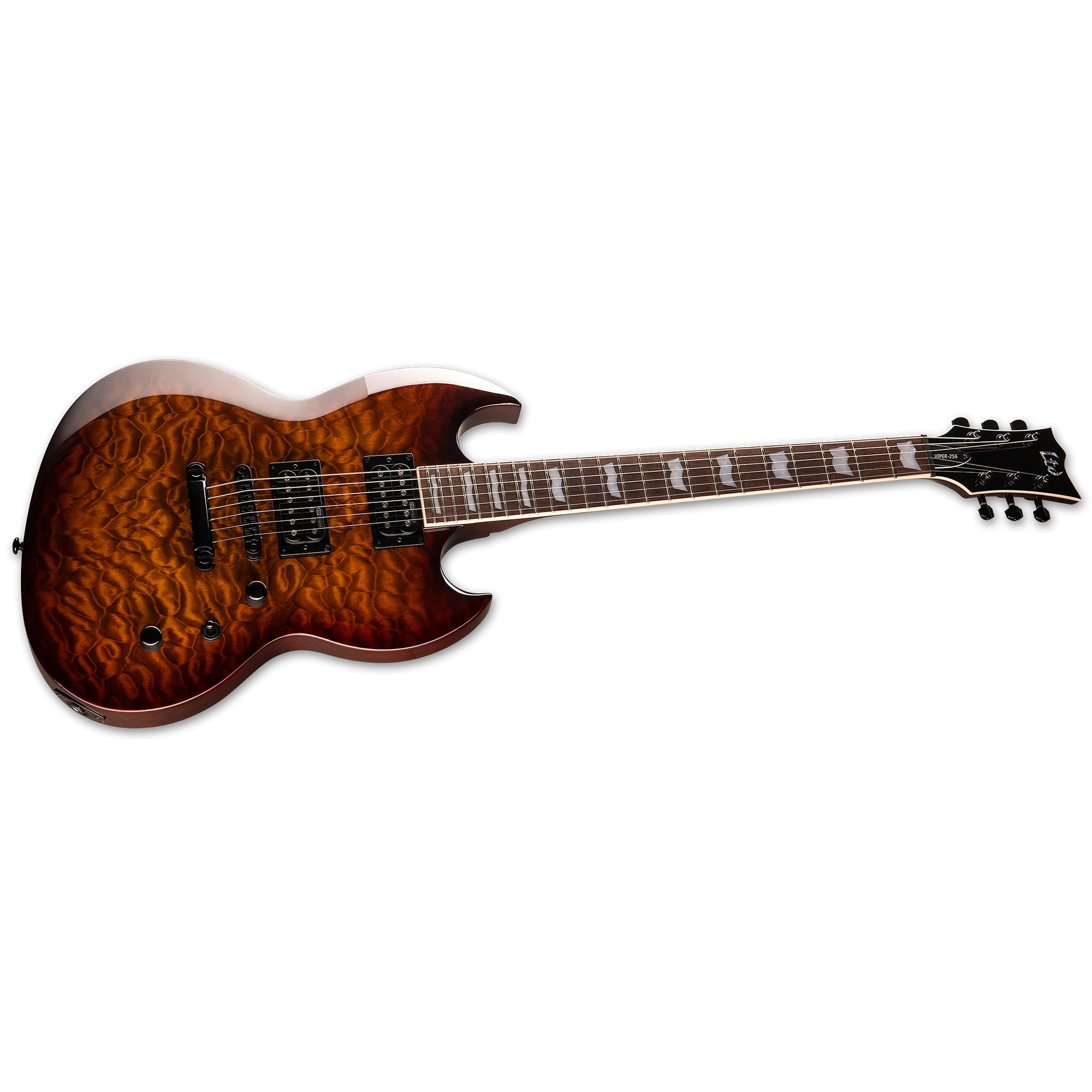 ESP - Viper-256 - Dark Brown Sunburst - Image 2