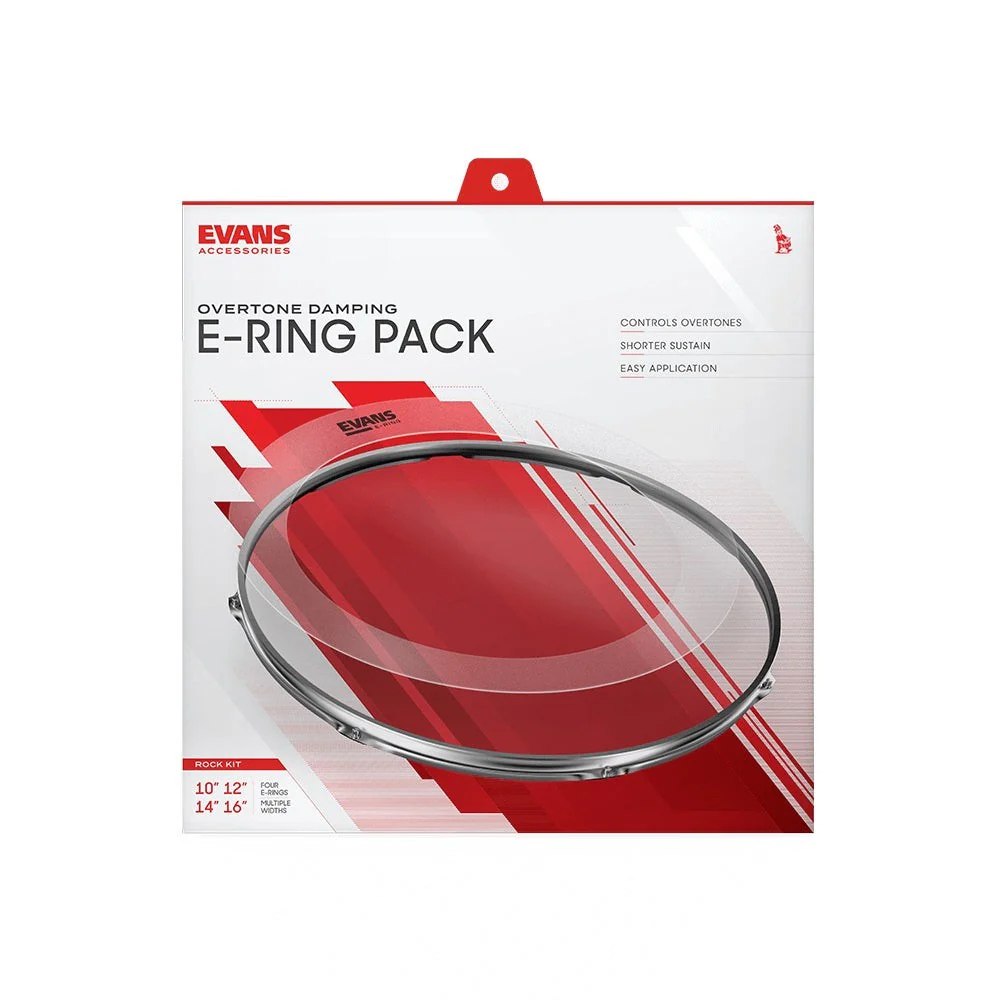 Evans - E-Ring Packs  - Rock Pack (10", 12", 16") with a 14" Snare E-Ring - ER-ROCK - Image 2