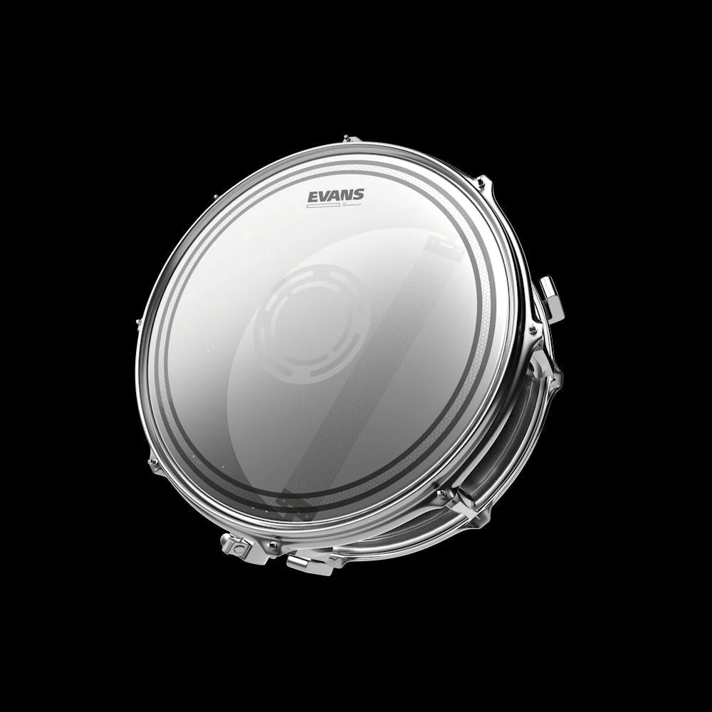 Evans - EC Reverse Dot Snare Drumhead - Frost Coated Snare Batter - 10" - Image 2