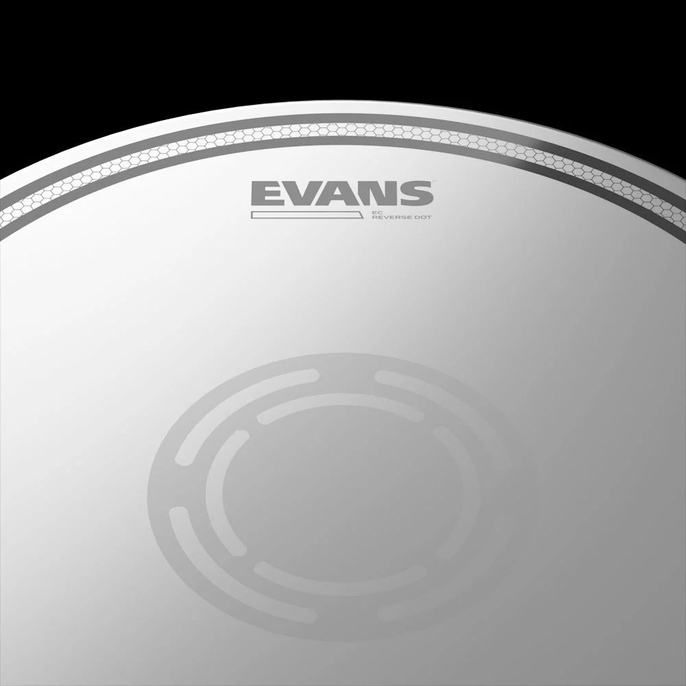 Evans - EC Reverse Dot Snare Drumhead - Frost Coated Snare Batter - 10" - Image 3